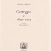 Carteggio. Vol. 5 - 1899-1904
