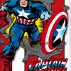 Diario Captain America (righe Bianche-rosse)