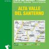 Alta Valle Del Santerno. Comune Di Firenzuola. Carta Dei Sentieri 1:25.000. Ediz. Italiana, Inglese, Francese E Tedesca