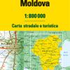 Romania. Bulgaria. Moldavia 1:800.000. Carta Stradale E Turistica