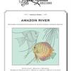 Amazon River. Blackwork And Cross Stitch Design By Valentina Sardu For Ajisai Designs