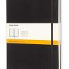 Moleskine Classic Notebook, Taccuino A Righe, Copertina Rigida E Chiusura Ad Elastico, Formato Xl 19 X 25 Cm, Colore Nero, 192 Pagine
