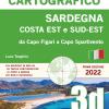 Sardegna costa est sud-est. Da Capo Figari a Capo Spartivento. Portolano cartografico. Vol. 3D