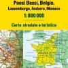 Francia. Olanda, Belgio, Lussemburgo, Andorra, Monaco 1:800.000. Carta Stradale E Turistica. Ediz. Multilingue
