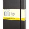 Moleskine Classic Notebook, Taccuino A Quadretti, Copertina Rigida E Chiusura Ad Elastico, Formato Large 13 X 21 Cm, Colore Nero, 240 Pagine