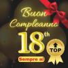 Buon 18� Compleanno Sempre Al Top: Regalo Divertente Per Un Compleanno Speciale . Libro Degli Ospiti , Guest Book
