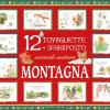 Tovagliette Montagna (12 Pz. + 12 Segnaposto)