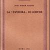 La Pandora do Goethe