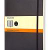 Moleskine Classic Notebook Taccuino A Righe, Copertina Morbida E Chiusura Ad Elastico, Formato Extra-large 19 X 25 Cm, Colore Nero, 192 Pagine