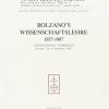 Bolzano's Wissenschaftslehre 1837-1987. International Workshop (firenze, 16-19 Settembre 1987)