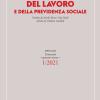 Rivista Giuridica Del Lavoro E Della Previdenza Sociale (2021). Vol. 1