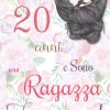 Ho 20 Anni E Sono Una Ragazza Fantastica !: Quaderno Floreale Per Ragazze. Regalo Di Compleanno Per Ragazze Di 20 Anni Per Scrivere E Disegnare Con Una Copertina Con Una Frase D'ispirazione Positiva
