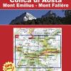 Conca Di Aosta. Mont Emilius, Mont Fallre. Con Carta Escursionistica 1:25.000