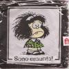 Mafalda Sono Esaurita! Borsa Colore Nero