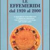 Le effemeridi dal 1920 al 2000