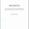Decreta. Selecta inter ea quae anno 2006 prodierunt cura eiusdem Apostolici Tribunali edita