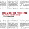 Genealogie Del Populismo. Per La Storia Di Un Concetto Paranoico