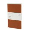 Note card. Large, terracotta