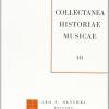 Collectanea historiae musicae. Vol. 3