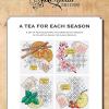 A Tea For Each Season. Cross Stitch And Blackwork Designs