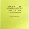 Muratori Filosofo. Ragione Filosofica E Coscienza Storica In Lodovico Antonio Muratori