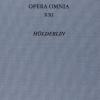 Opera Omnia. Vol. 21