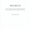 Decreta. Selecta inter ae quae anno 2008 prodierunt cura eiusdem apostolici tribunalis edita. Vol. 26