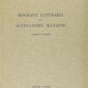 Biografia Letteraria Di Alessandro Manzoni