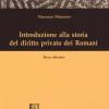 Introduzione Alla Storia Del Diritto Privato Dei Romani