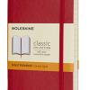 Moleskine Notebook Classic Copertina Morbida - Qaderno A Pagine Rigate , Pocket, Rosso (scarlatto)