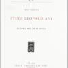 Studi Leopardiani. Vol. 1 - La Sera Del D Di Festa