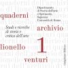 Quaderni Dell'archivio Di Lionello Venturi. Studi E Ricerche Di Storia E Critica Dell'arte. Vol. 1