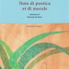 Note di poetica et di morale. Ediz. greca e italiana