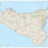 Sicilia. Carta Stradale Della Regione 1:250.000 (carta Murale Plastificata Stesa Con Aste Cm 120x86)