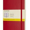 Moleskine Notebook Classic Copertina Morbida - Quaderno A Pagine Con Quadretti, Large, Rosso (scarlatto)