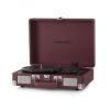 Cruiser Plus Deluxe Portable Turntable (Burgundy)- Now With Bluetooth Out (Giradischi)