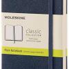 Moleskine Classic Notebook, Taccuino Con Pagine Bianche, Copertina Rigida E Chiusura Ad Elastico, Formato Pocket 9 X 14 Cm, Colore Blu Zaffiro, 192 Pagine