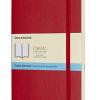 Moleskine Notebook Classic Copertina Morbida - Quaderno Pagina Puntinata, Large, Rosso (scarlatto)