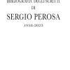 Bibliografia Degli Scritti Di Sergio Perosa 1958-2023