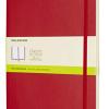 Moleskine Notebook Classic Copertina Morbida - Quaderno A Pagine Bianche, X-large, Rosso (scarlatto)