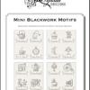 Mini Blackwork Motifs. Blackwork Designs