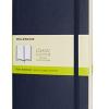 Moleskine Notebook Classic Copertina Morbida - Quaderno A Pagine Bianche, Large, Blu (zaffiro)