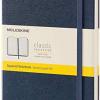 Moleskine Classic Notebook, Taccuino A Quadretti, Copertina Rigida E Chiusura Ad Elastico, Formato Large 13 X 21 Cm, Colore Blu Zaffiro, 240 Pagine