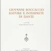 Giovanni Boccaccio Editore E Interprete Di Dante