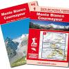 Monte Bianco, Courmayeur. Con Carta Geografica Ripiegata: Carta Dei Sentieri 1:25.00