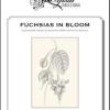 Fuchsias In Bloom. A Blackwork Design