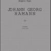 Johann Georg Hamann. Vol. 4