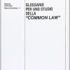 Glossario Per Uno Studio Della common Law