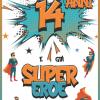 14 Anni E Gi� Supereroe: Diario Per Ragazzo Di 14 Anni, Quaderno E Libro Da Disegno E Scrittura, Idea Regalo Di Compleanno Per Ragazzi Di 14 Anni