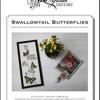 Swallowtail Butterflies. Cross Stitch And Blackwork Design